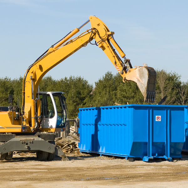 can i request a rental extension for a residential dumpster in Green Brook